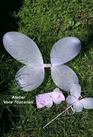 Asa de Fada Lilas Kit