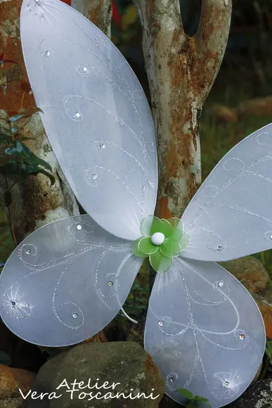 🧚‍♀️ Asa de Fada Sininho Infantil Artesanal