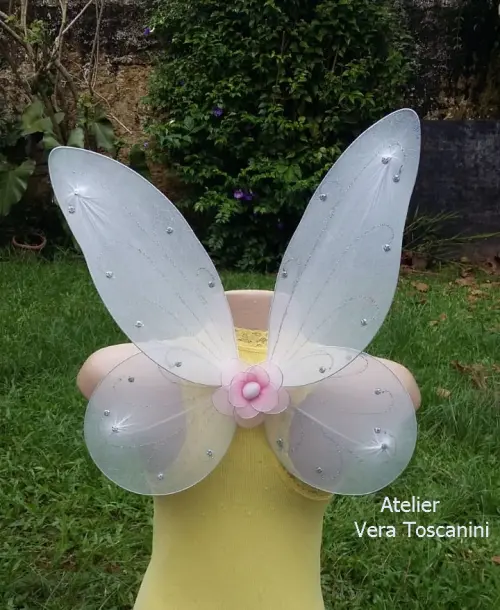 🧚‍♀️ Asa de Fada Sininho Infantil Artesanal