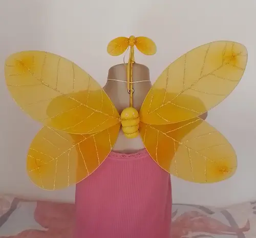 ✨ Asa de abelha Infantil Artesanal ✨