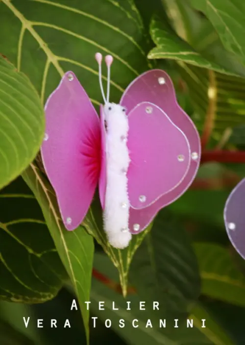Kit de Borboleta Meia de Seda para Decoração