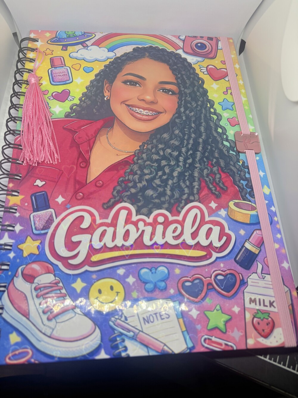 Caderno universitário personalizado