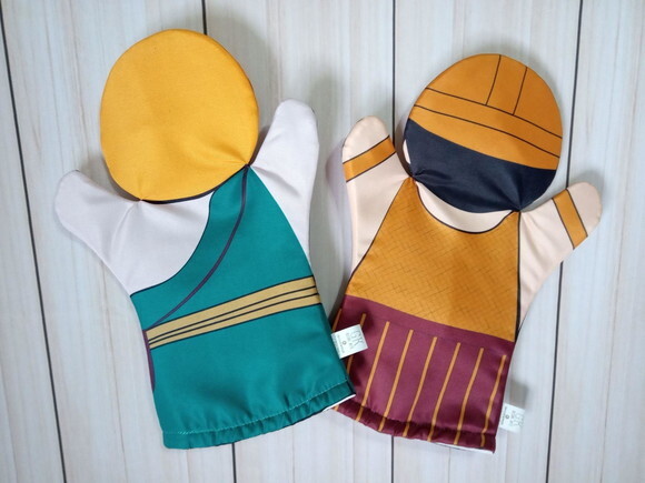 Fantoches Bíblicos - Kit com 10 Peças