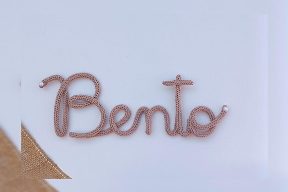 Bento em Tricotin (valor Refere-se ao Nome)