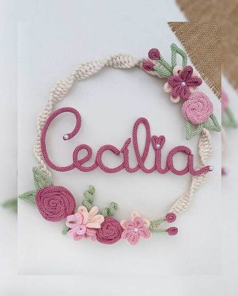 Cecília em Tricotin (valor Refere-se ao Nome)