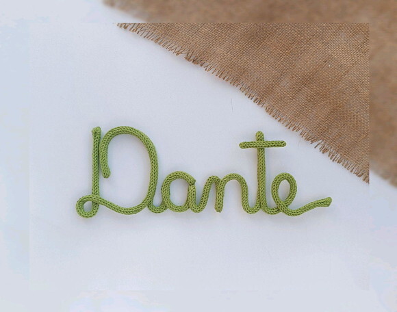 Dante em Tricotin (valor Refere-se ao Nome)