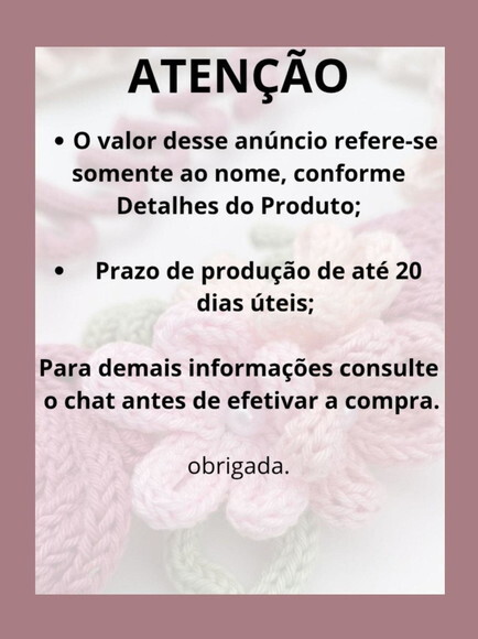 Davi em Tricotin (atencao a Descrição do Produto)