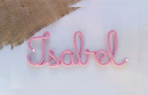 Isabel em Tricotin (valor Refere-se ao Nome)
