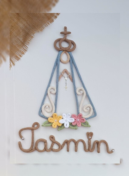 Nome 5 Letras + Nossa Senhora em Tricotin