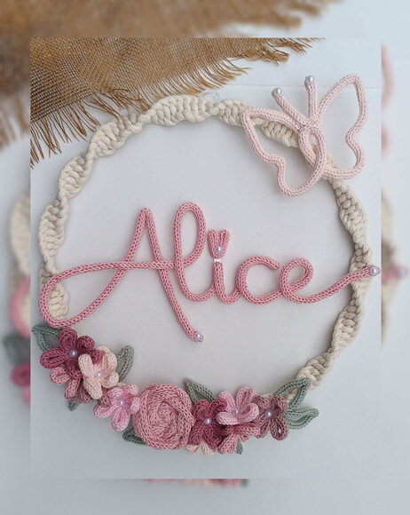Guirlanda Jardim + Nome até 7 Letras