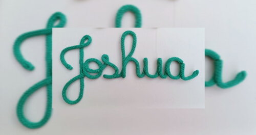 Joshua em Tricotin (valor Refere-se ao Nome)