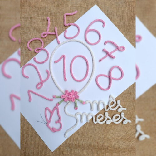 Kit Mesversario Tricotin (atenção a Descrição do Produto)