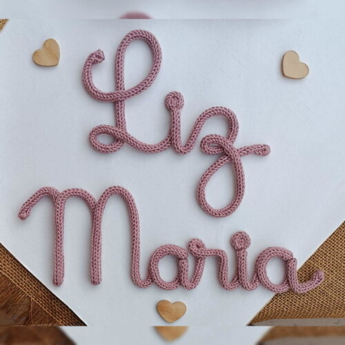 Lis/liz Maria em Tricotin (valor Refere-se ao Nome)