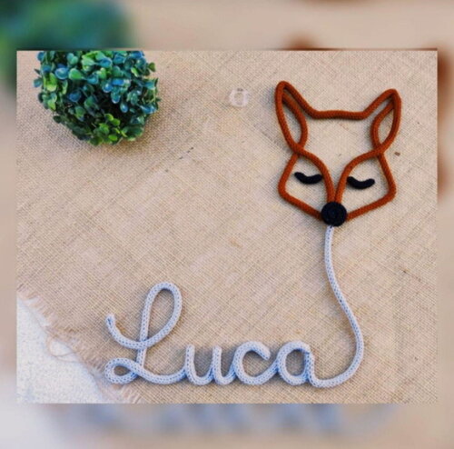 Lobo + Nome 5 Letras em Tricotin