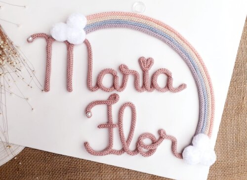 Maria Flor em Tricotin (valor Refere-se ao Nome)