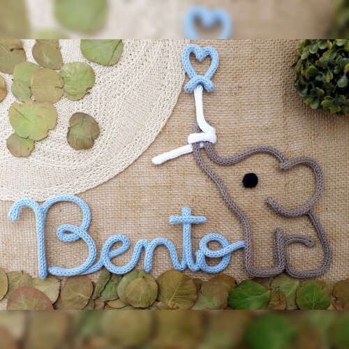 Bento em Tricotin (valor Refere-se ao Nome)