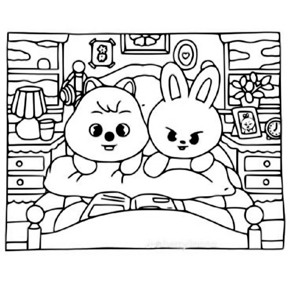 Livro de Colorir Stray Kids SKZOO