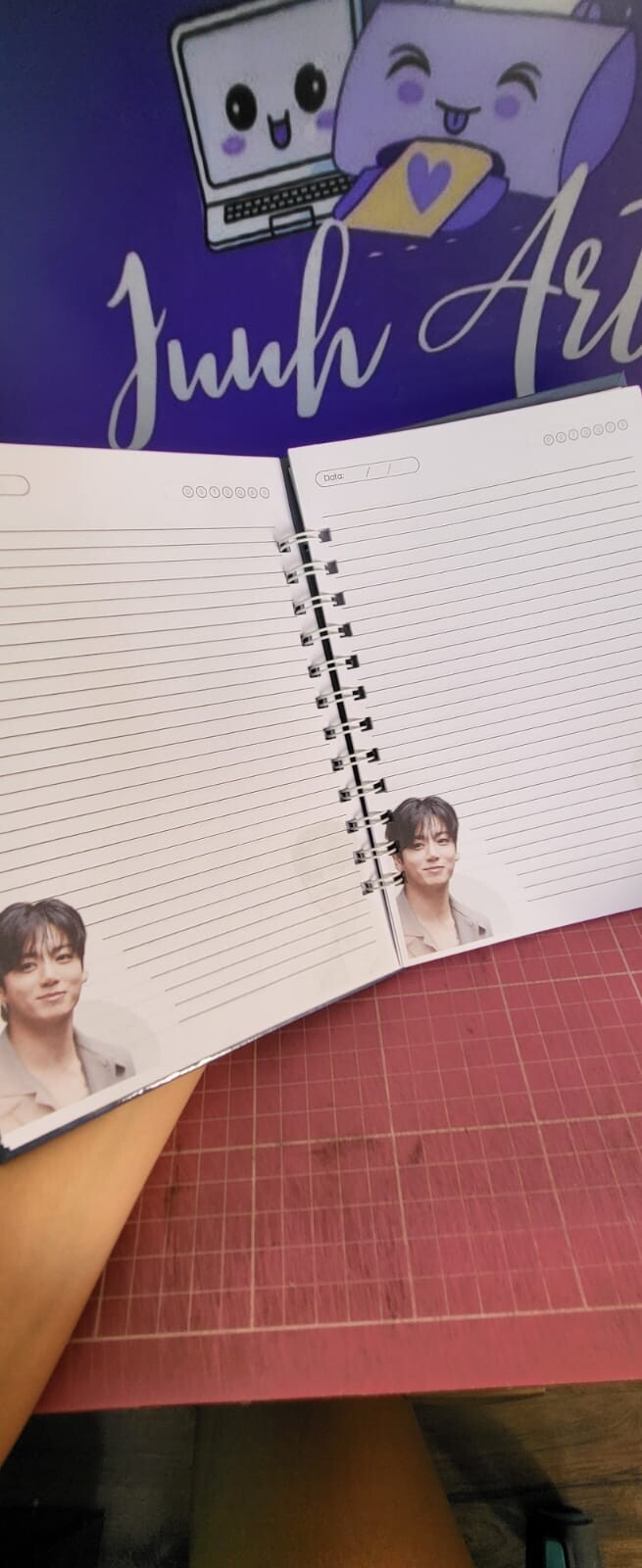 Caderno Jungkook Personalizado