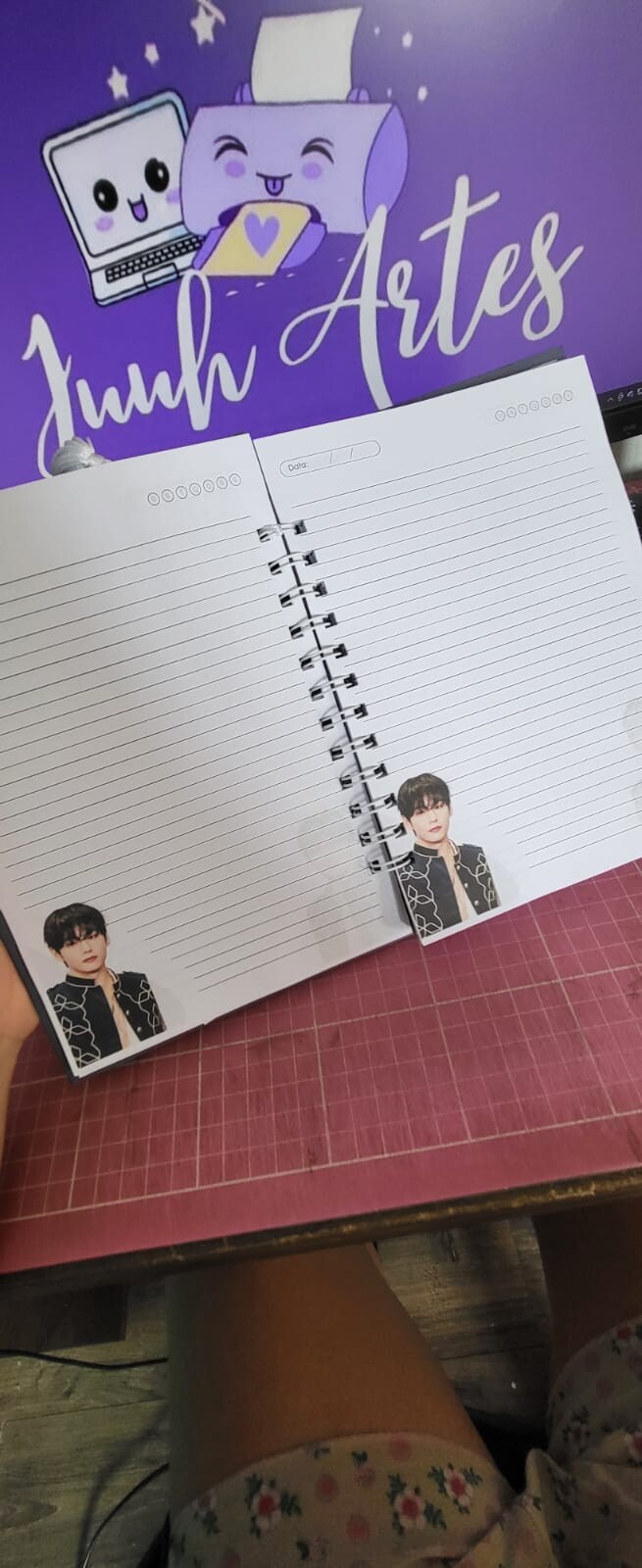Caderno V(Kim Tae-hyung) BTS Personalizado