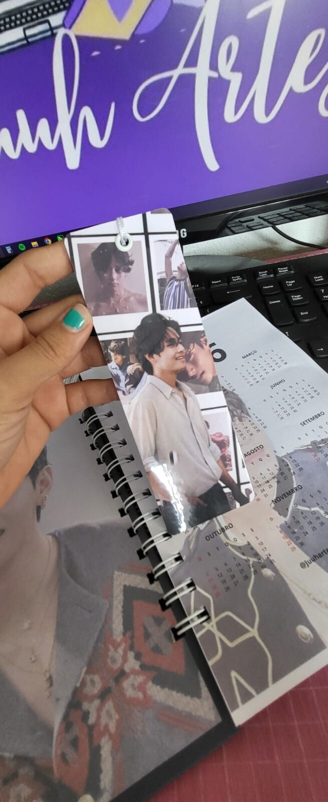 Caderno V(Kim Tae-hyung) BTS Personalizado