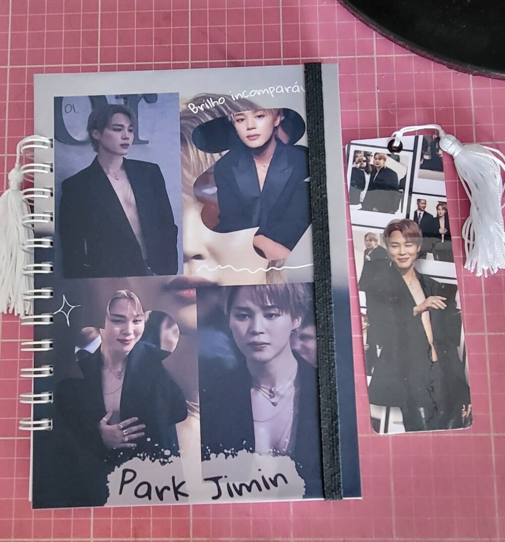 Caderno Jimin BTS Personalizado