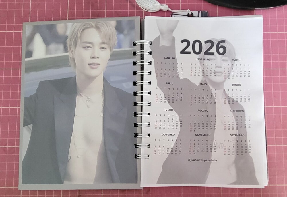 Caderno Jimin BTS Personalizado