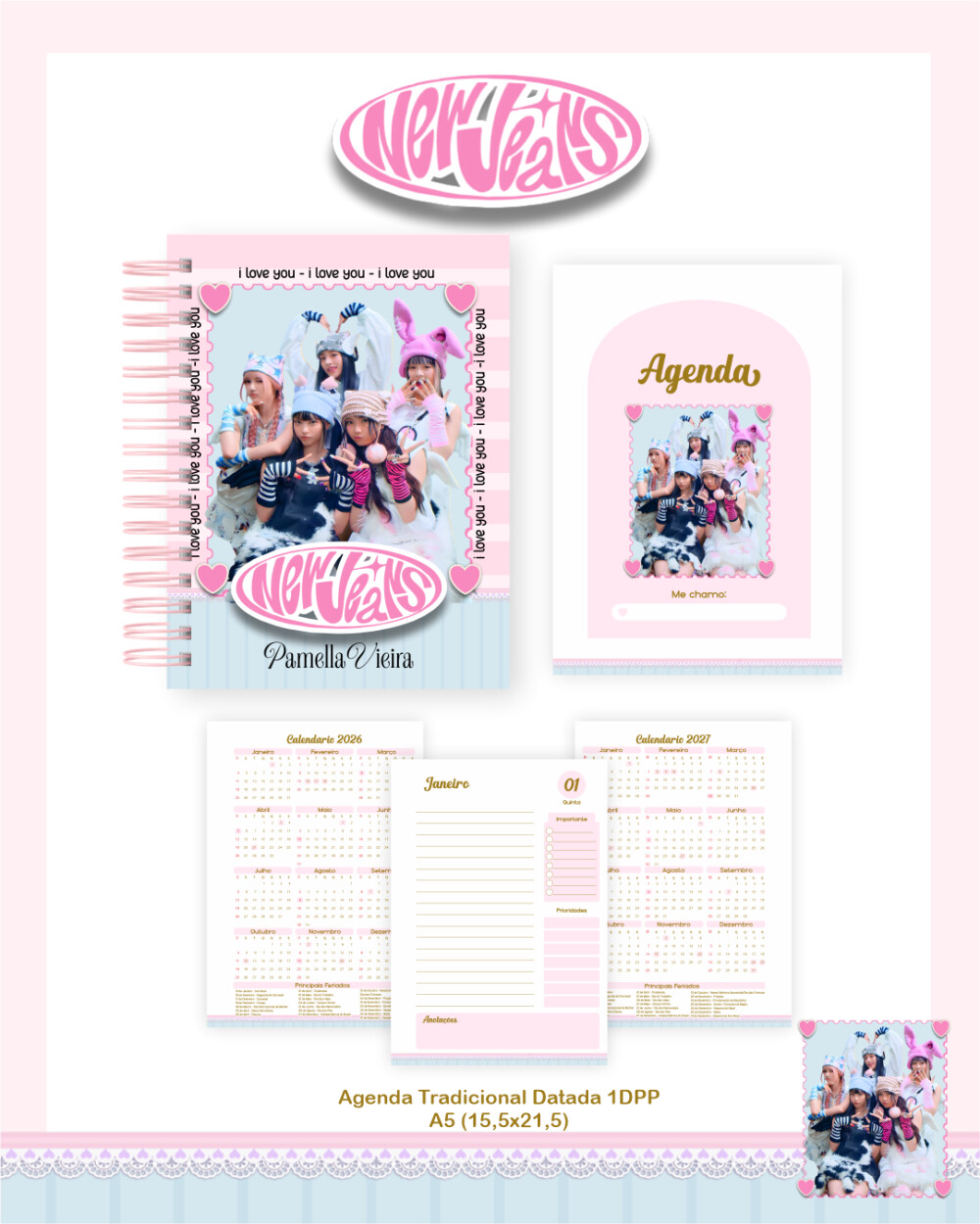 Caderno NEWJEANS