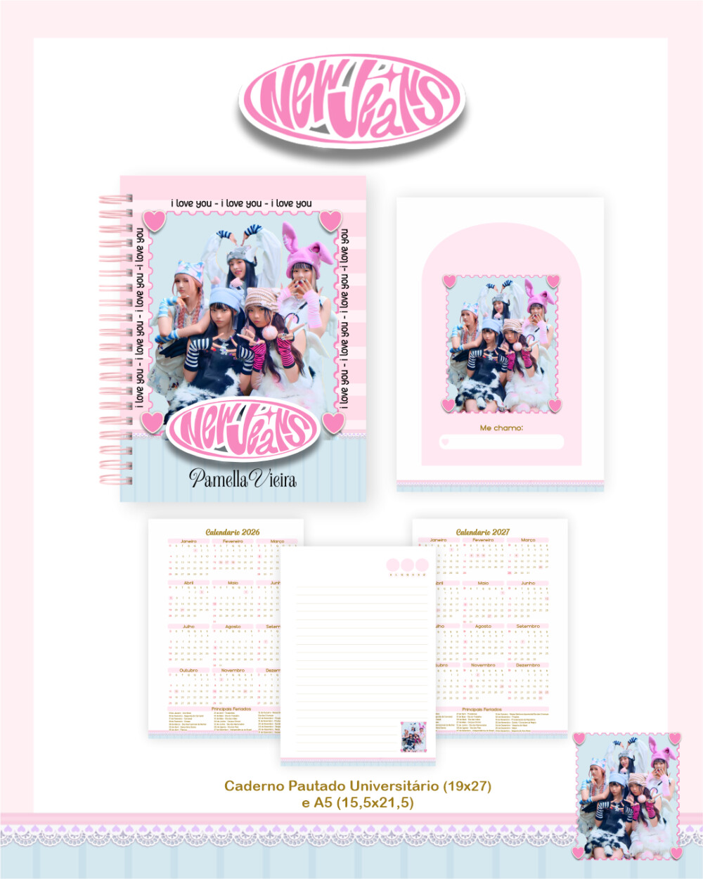Caderno NEWJEANS