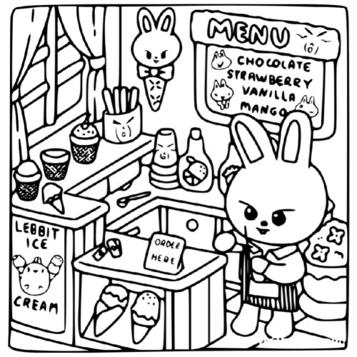 Livro de Colorir Stray Kids SKZOO