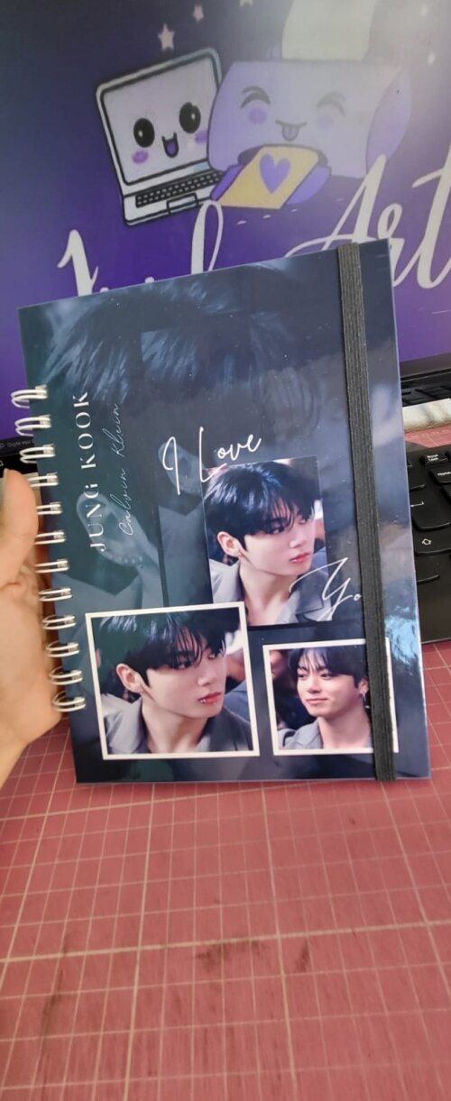 Caderno Jungkook Personalizado