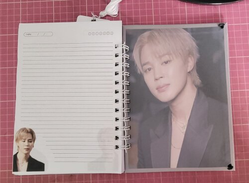 Caderno Jimin BTS Personalizado