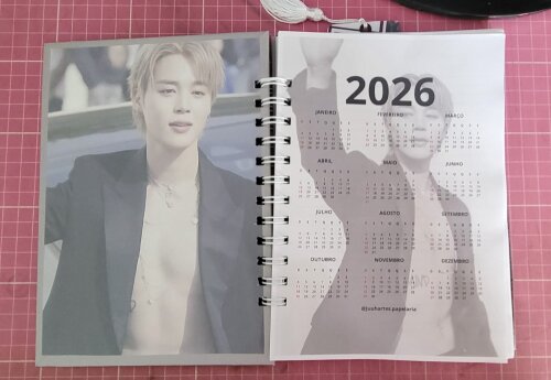 Caderno Jimin BTS Personalizado