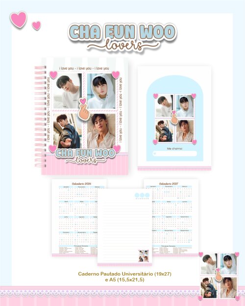 Caderno CHA EUN WOO