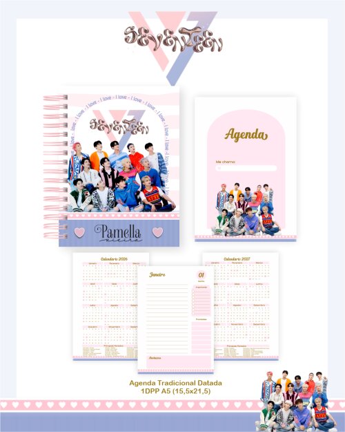 Caderno  SEVENTEEN