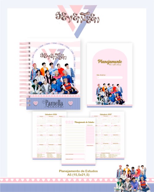 Caderno  SEVENTEEN