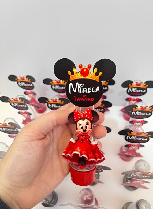 Tubete Personalizado Minnie Realeza