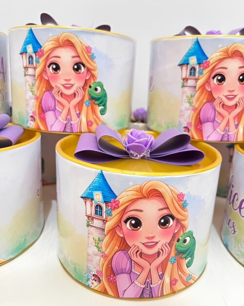Tubolatas Personalizadas Rapunzel- 10x7