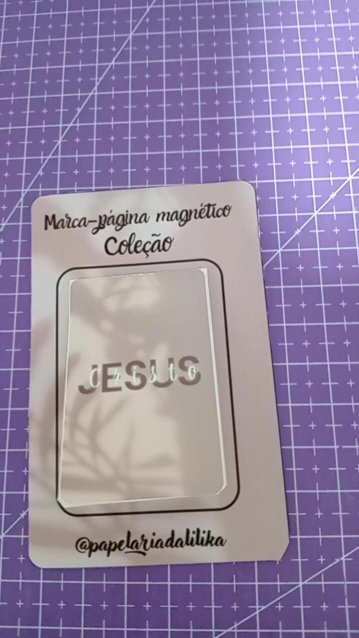 Marca Página Magnético Cristão Personalizado | Lembrancinha Ev