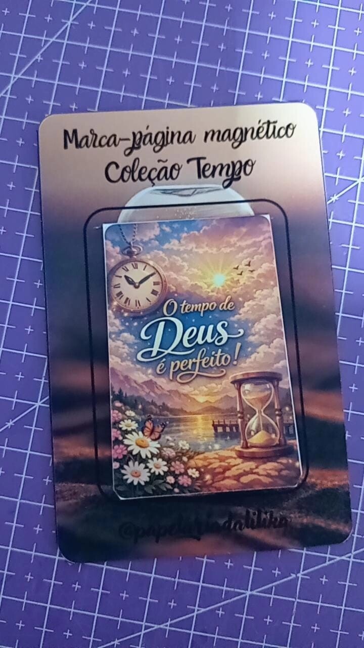 Marca Página Magnético Cristão Personalizado | Lembrancinha Ev