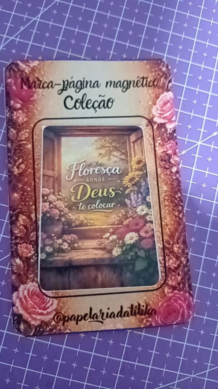 Marca Página Magnético Cristão Personalizado | Lembrancinha Ev