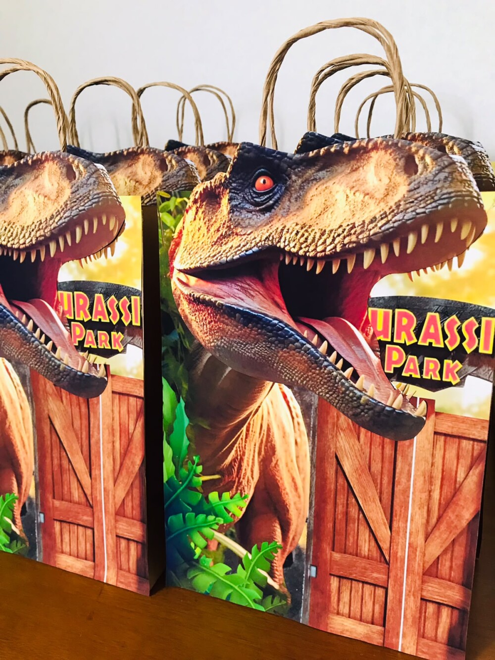 Sacolinhas Krats personalizadas Dinossauro