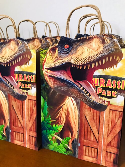 Sacolinhas Krats personalizadas Dinossauro