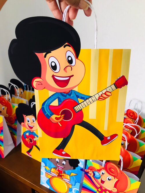 Sacolinhas Krats personalizadas 3 palavrinhas