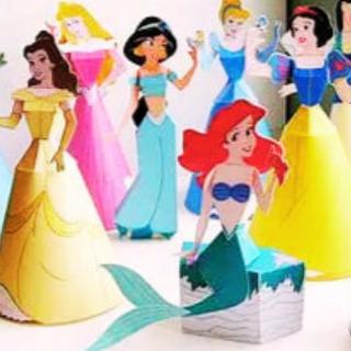 Centro de mesa das princesas para imprimir