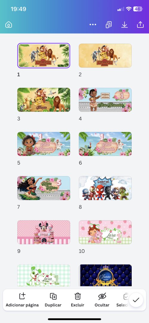 2 packs editáveis direto no Canva atualização diariamente