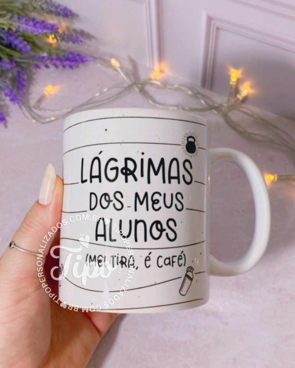 Caneca Personalizada Personal Trainer Mascotinho com Nome