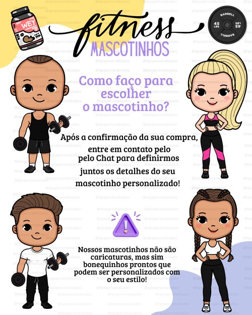 Caneca Personalizada Personal Trainer Mascotinho com Nome