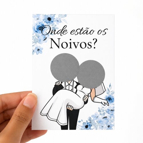Raspadinha casal kit com 100 unidades