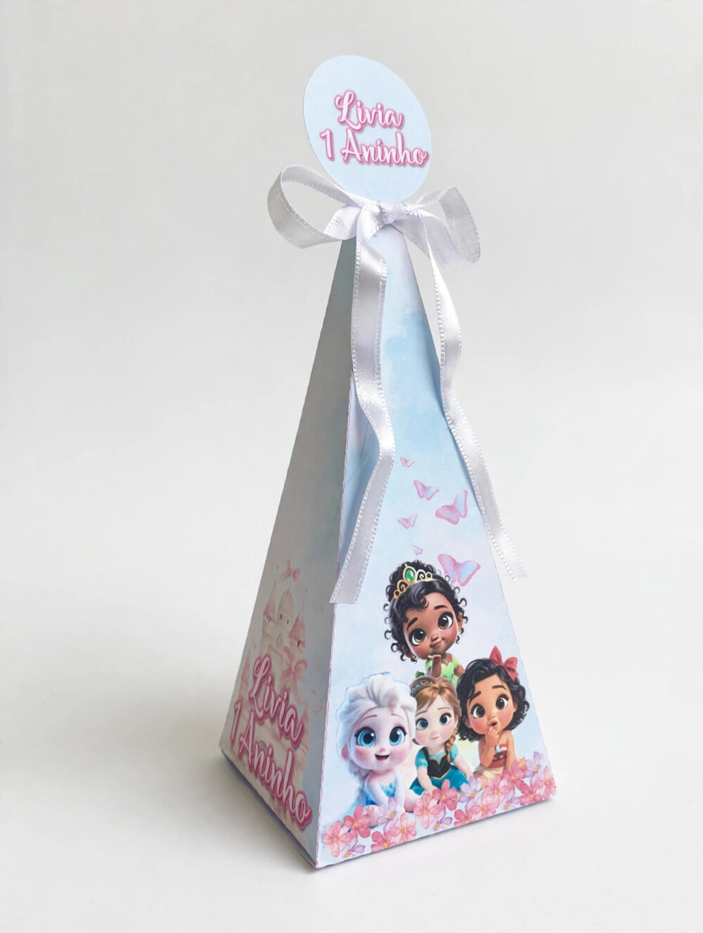 Kit 20 Caixinhas personalizados- Tema Princesas Baby