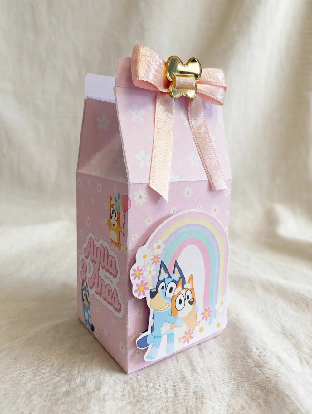 Kit 20 Caixinhas Personalizadas – Bluey e Bingo | Lembrancinhas